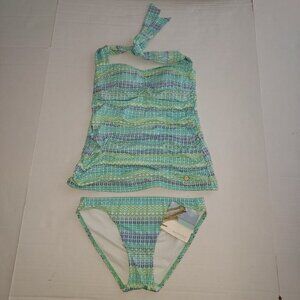 Sunseeker Australia Halter Tankini Swimsuit Size 6